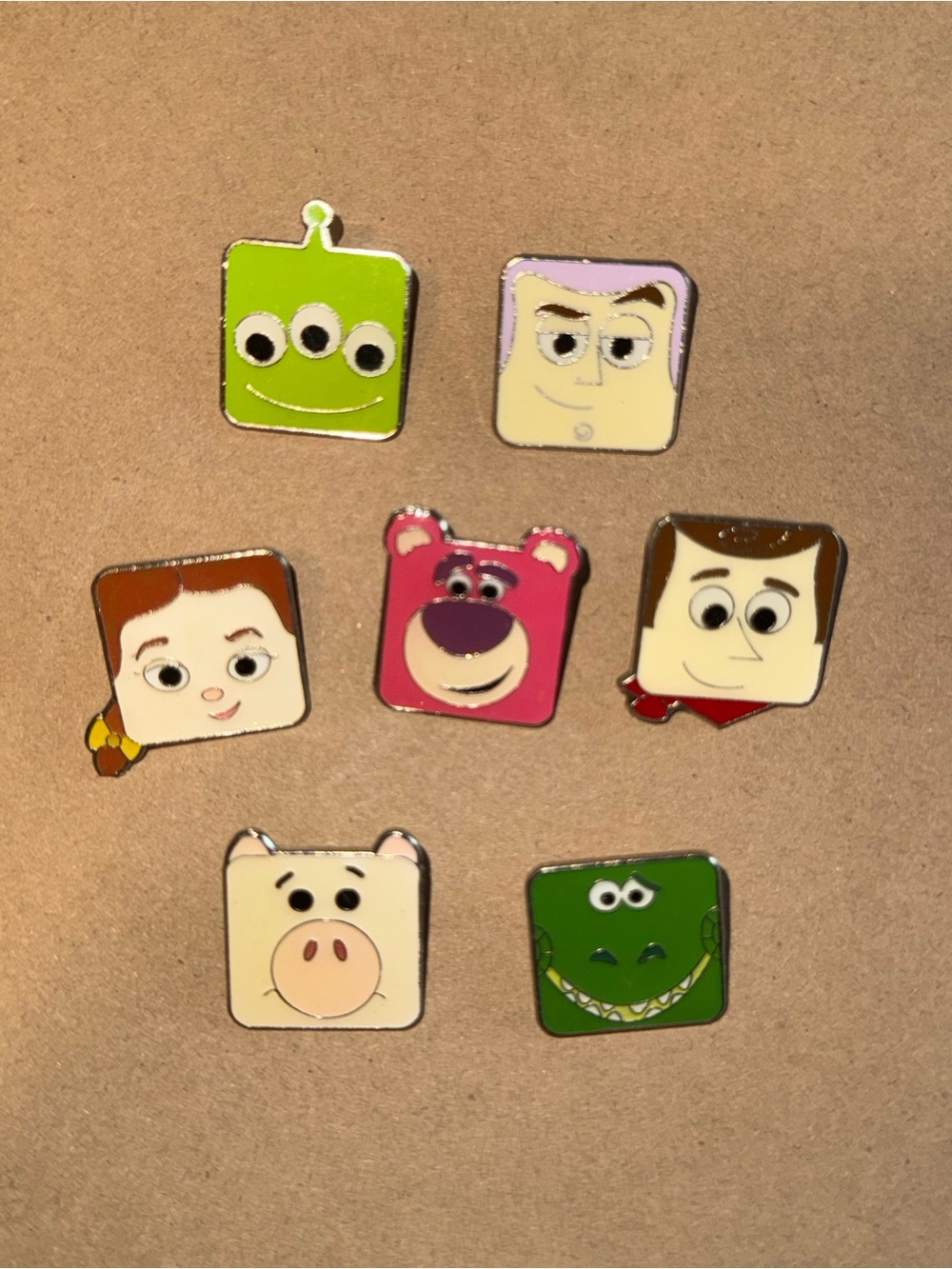 Toy Story Disney Trading Pin set of 7